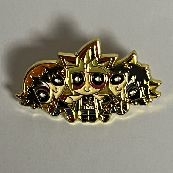 Power Puff Girls x Yugioh Hat Pin Pins Streetwear Hats Bag Fitted New Era Mashup - Picture 1 of 8